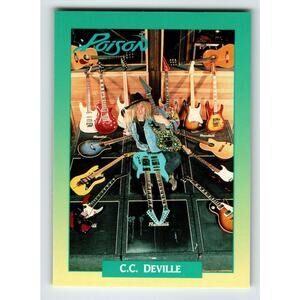 Poison C.C. DeVille 1991 RockCards Brockum 209